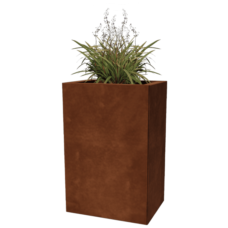 Jardinière en acier Corten - Rectangle - 30 x 40 cm