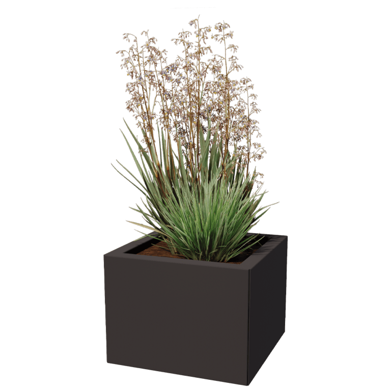 Jardinière en acier - Carré - 40 x 40 cm