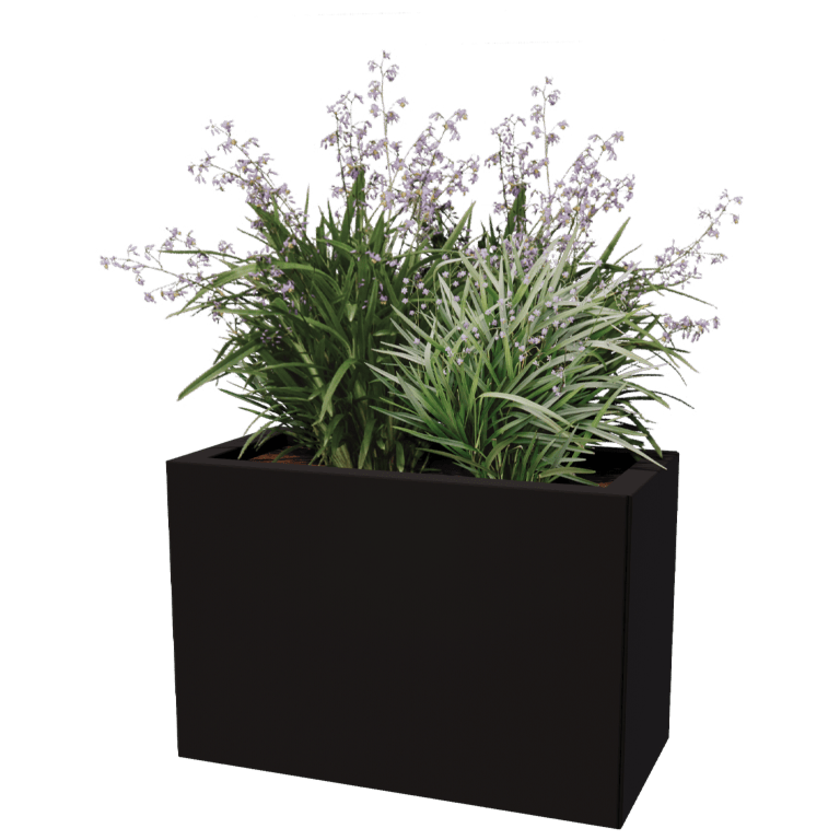Jardinière en acier - Rectangle - 30 x 60 cm
