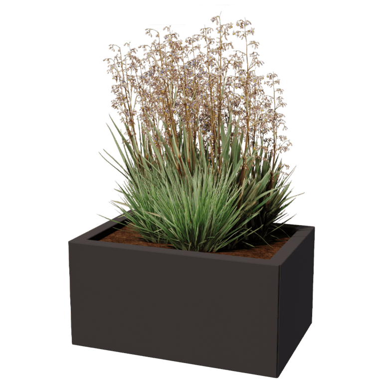 Jardinière en acier - Rectangle - 40 x 60 cm