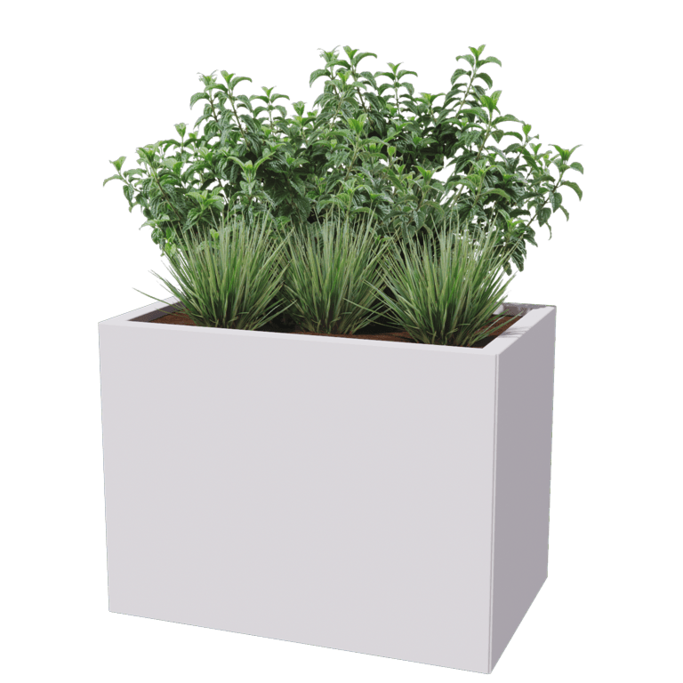 Jardinière en acier - Rectangle - 50 x 80 cm