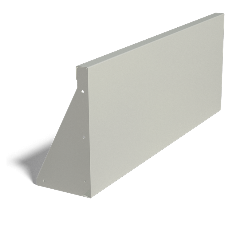 Mur de soutènement en acier - Droit - 100 x 40 cm