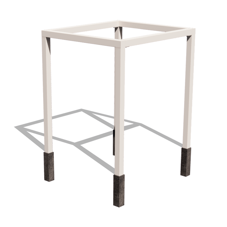 Pergola en acier - Carré - 224 x 200 x 230 cm