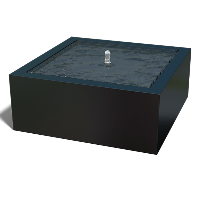 Table d'eau en Aluminium - Lyra - 100 x 100 x 40 cm