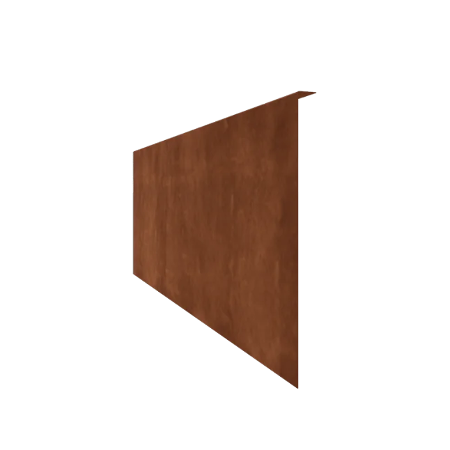Bordures de jardin en acier Corten - Corpulent - Hauteur 45 cm - 150 cm